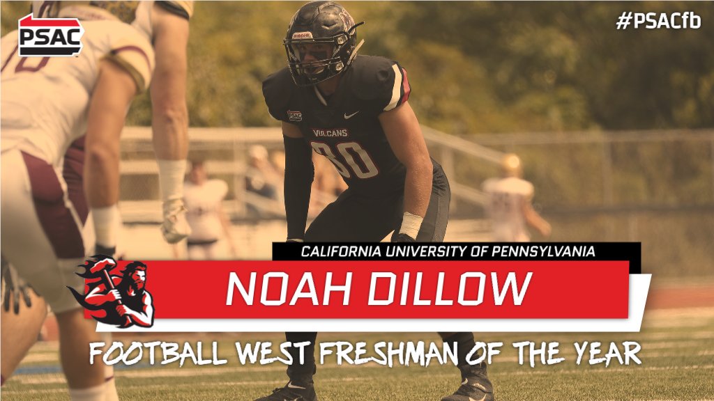 PSAC Sports on Twitter "Noah Dillow claims PSACfb West Freshman of