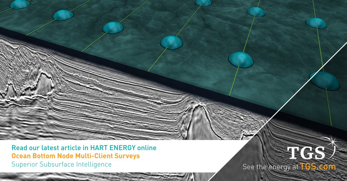 TGScompany's tweet photo. #OceanBottomNode multiclient surveys change the game for exploration. #OBN is the ultimate imaging tool for complex geological problems.
Read our latest article in Hart Energy here: https://t.co/KWp21kuY6J
#OceanBottomEra #Seismic #SeeTheEnergy #GulfofMexico #NorthSea #FWI https://t.co/LNhFDkdBt6