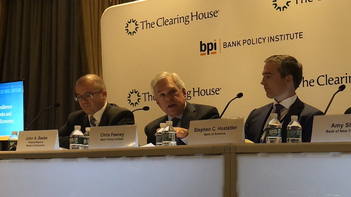 bankpolicy's tweet photo. Chris Feeney, BPI Executive VP and President of BITS, offers insight on how regulators define operational resilience in a global economy. #tchbpi2019 https://t.co/QVL5jj3G9V