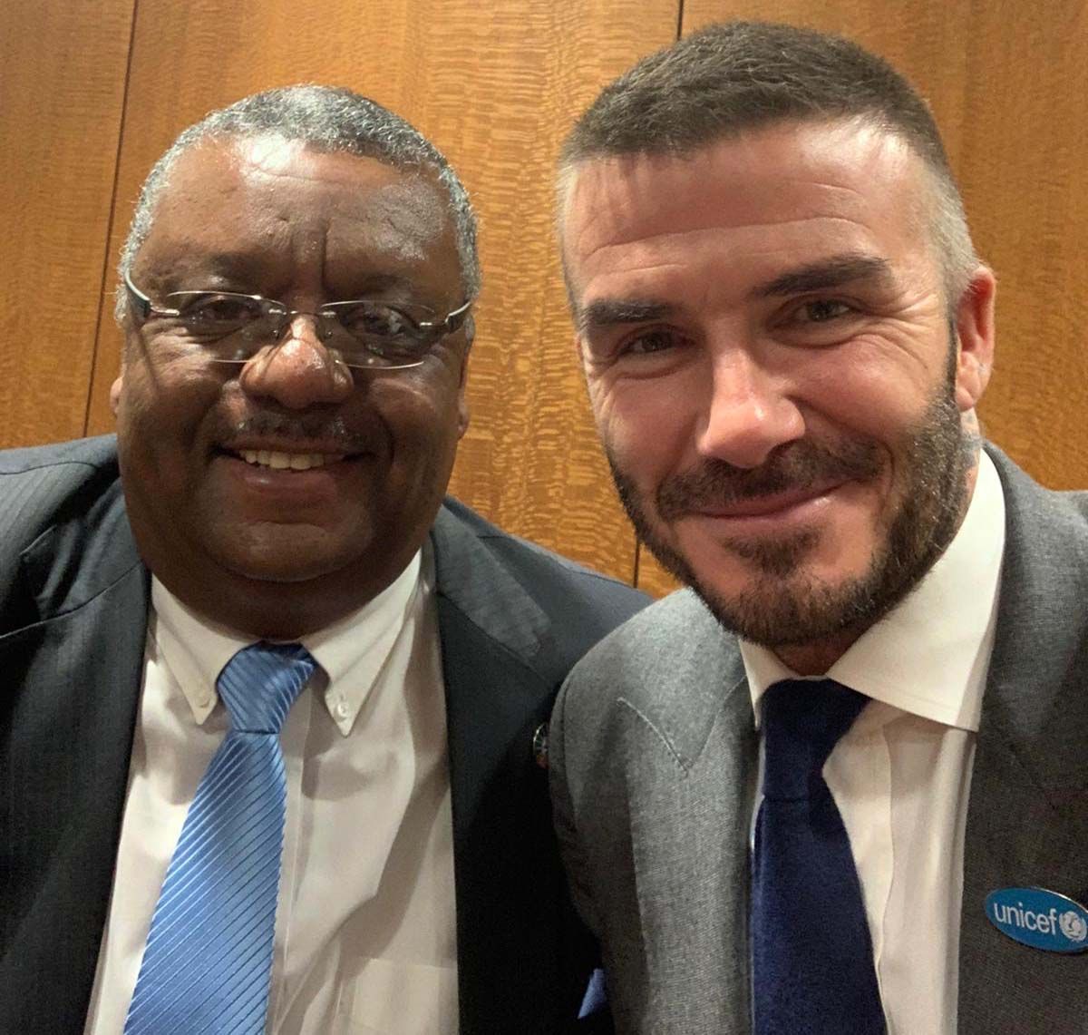 fayaz_king's tweet photo. "A hero is someone who has given his or her life to something bigger than oneself." - Joseph Campbell

Thanks are due to David Beckham for uniting with @UNICEF for the rights of children around the world today. #WorldChildrensDay @UNICEF_uk https://t.co/inHCHfrJSO