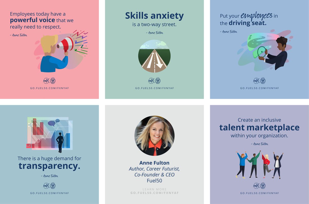 Our final 2019 #FuelX conference may be over but there is still plenty of post-event content to share with you like Anne Fulton's delivery at #FuelXNYC: read our key insights and access the recording via fuel50.com/2019/11/anne-f… #talenteconomy #careertransparency @Fuel50careerpth