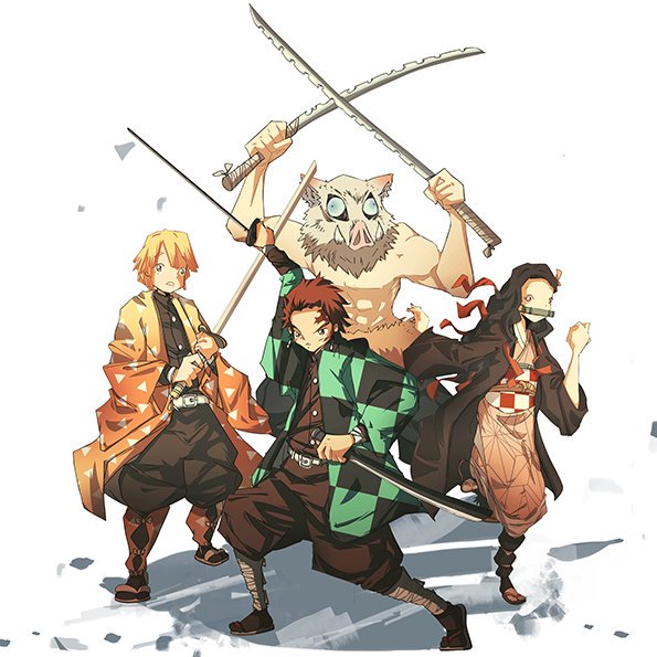 Nico Hitori deさんがTwitterに投稿した竈門禰豆子(鬼滅の刃)のイラスト。