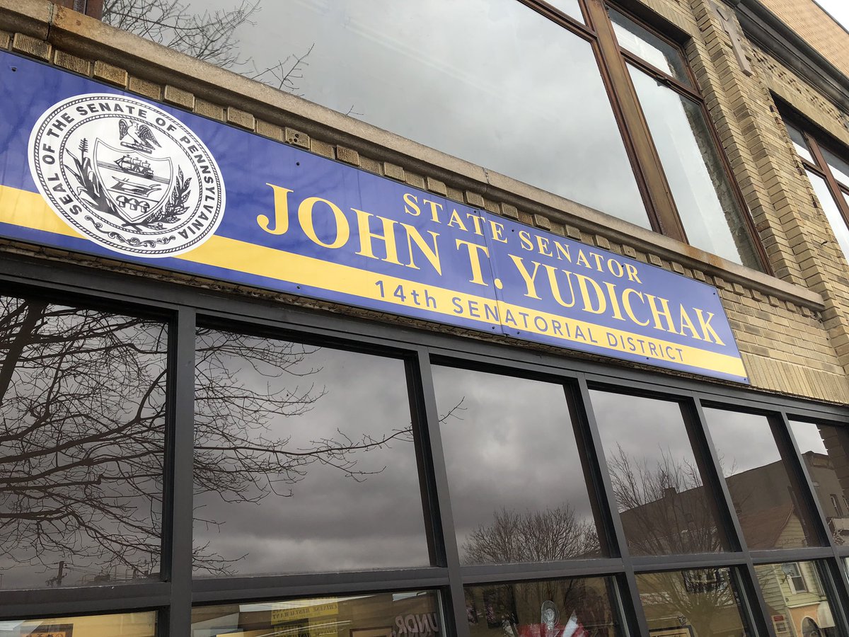 AndyWBRE_WYOU's tweet photo. Some are calling it a political bombshell. Longtime Democrat Senator John Yudichak switching to Independent.  Yudichak explains why he made the move. Also, voters are reacting. The story on Eyewitness News and https://t.co/DgMV2OFWhb https://t.co/A2Jqa9K2x9