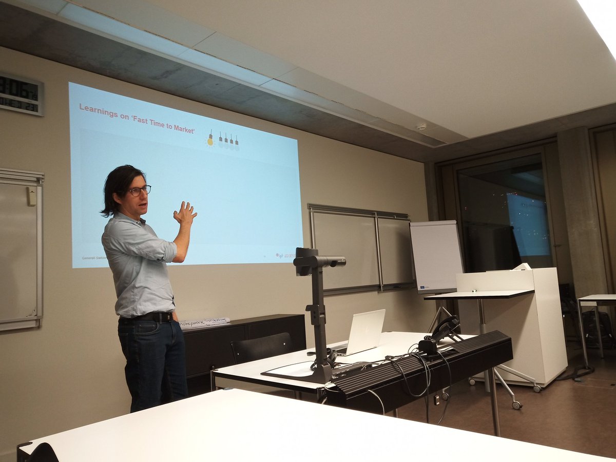 Patrick Baumgartner (@patbaumgartner) on Twitter photo "If you are not embarrassed by your first version, you shipped to late" by Thomas Peter at <a href="/jugch/">JUG Switzerland</a> "If you are not embarrassed by your first version, you shipped to late" by Thomas Peter at <a href="/jugch/">JUG Switzerland</a>