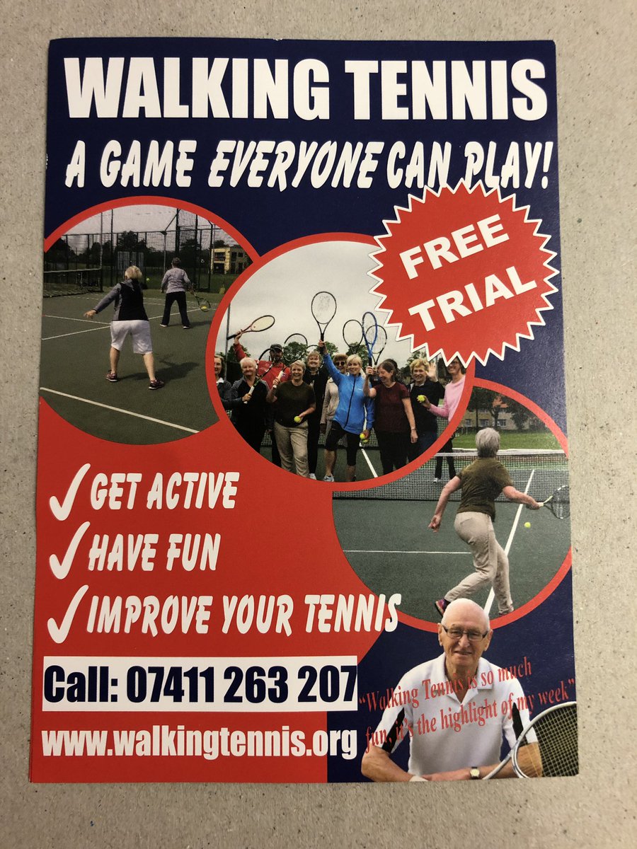 What a great idea to promote a healthy and active lifestyle. <a href="/HelenAbbott19/">Helen Abbott</a> <a href="/WalkingTennis/">Walking Tennis</a> <a href="/SAPCA/">SAPCA</a> #tennisforeveryone