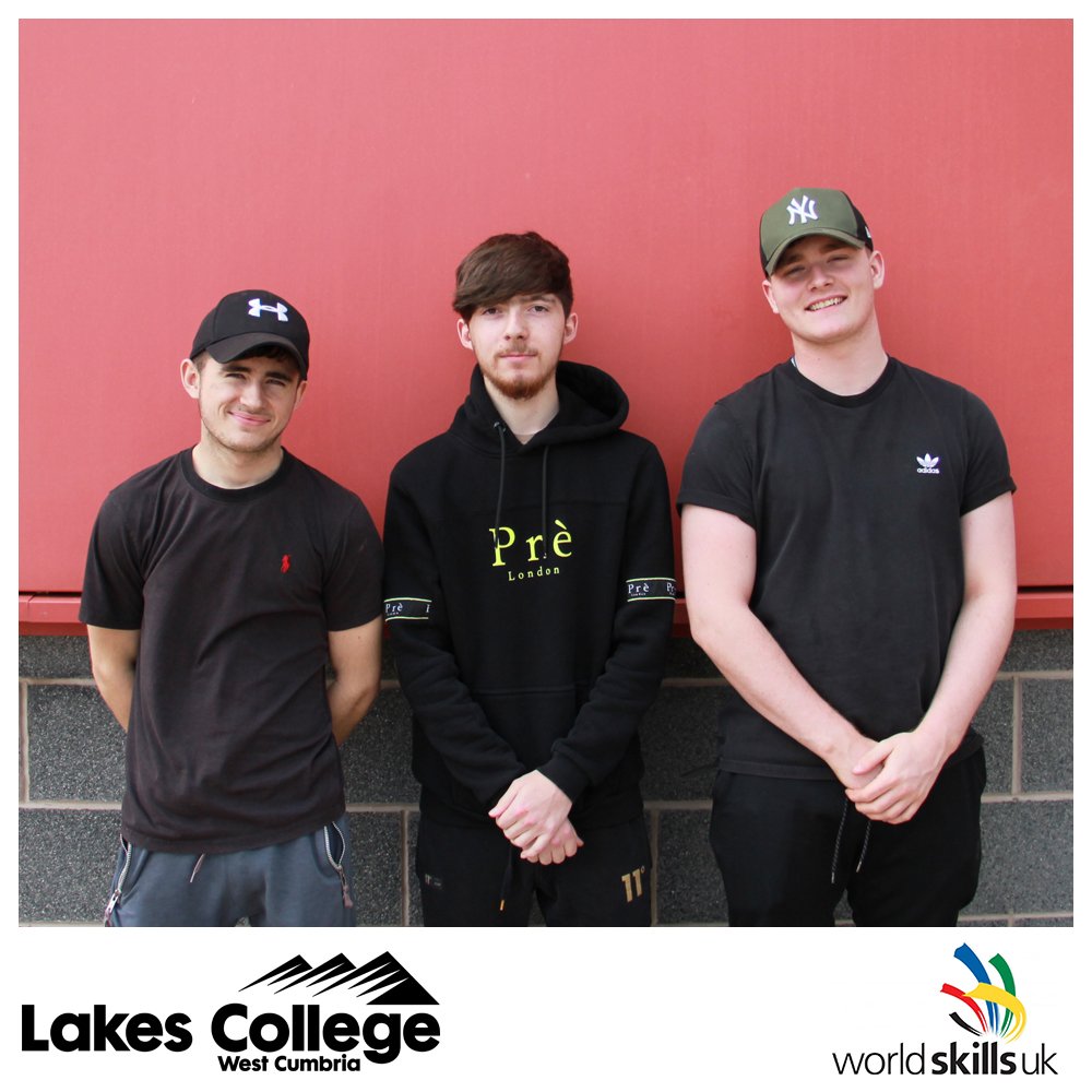 lakescollege's tweet photo. Good luck to our learners Morgan, Taylor and Danny who will be taking part in the @worldskillsuk #SkillWeld finals starting tomorrow! ✨ https://t.co/eGlKoRdUWJ