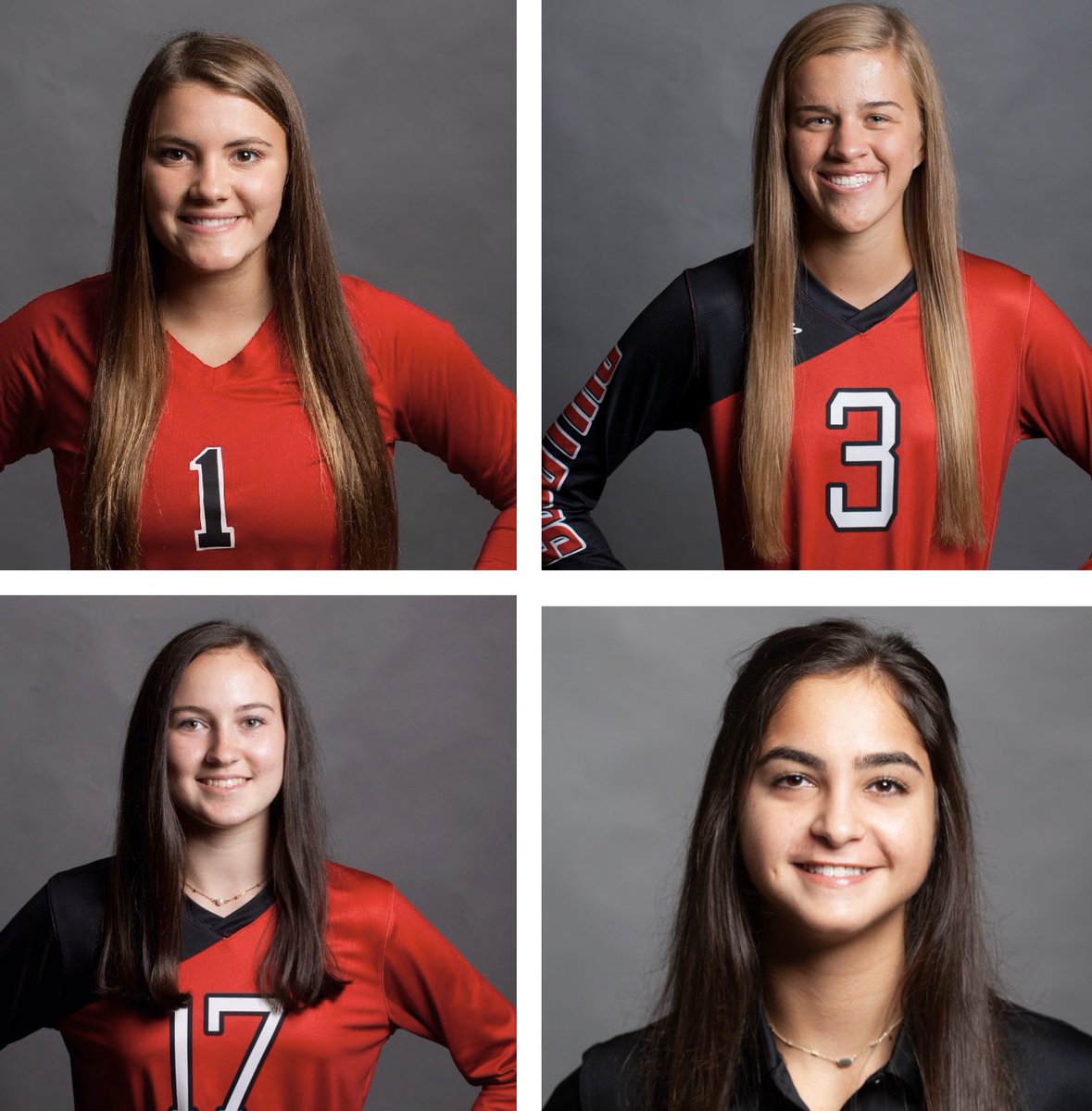 Congratulations to our FHS Lady Bulldogs! 

First team all district volleyball: 
Chloe (libero) and Kayla (middle blocker) 

Second team all district volleyball:
Grace (outside hitter) and Bela (setter) 

WAY TO REPRESENT! 🏐❤️🖤🏐#fhsbulldogs #fhsvolleyball