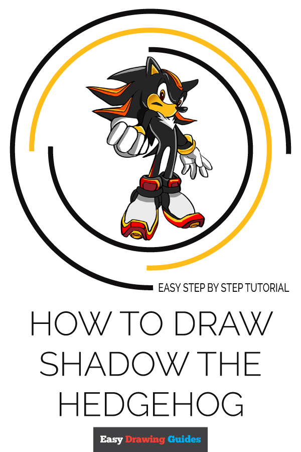 Shadow The Hedgehog Drawing Easy