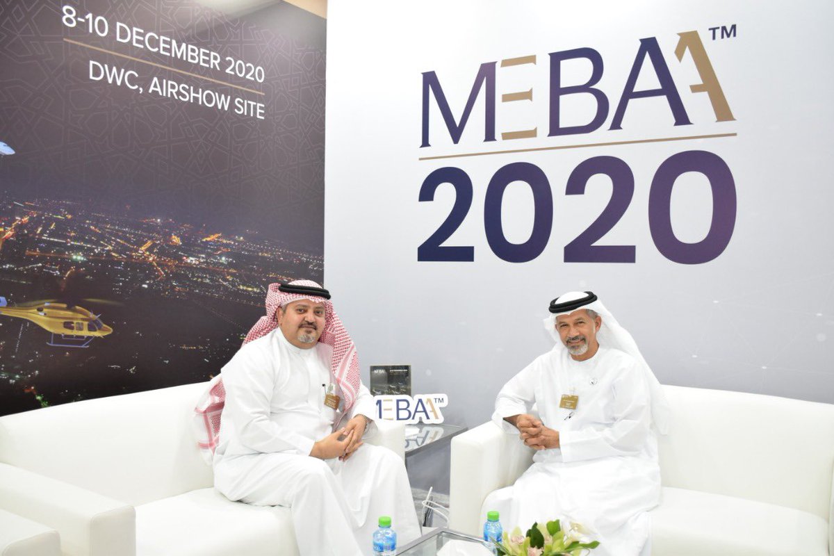 I had the pleasure of meeting Mr. Ali Alnaqbi, the #founding and #executive_chairman of #MEBAA during #DubaiAirshow2019 discussing the #business #aviation #growth & #opportunities in #Saudi_Arabia and #UAE.

@DubaiAirshow
@AerospaceJet 
#AviationEvents
#Aviation