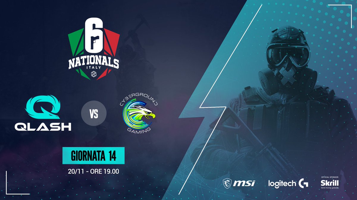 Playing against @Cyber_Esport in #PGNATS #RainbowSixSiege tonight ⚡️

📺 twitch.tv/rainbow6it

#ForzaQLASH