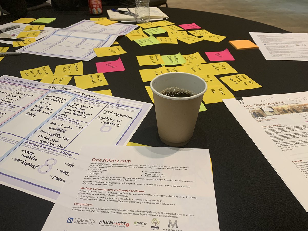 CardBoardIt's tweet photo. User story mapping goes further than just digital implementation. Thanks @jeffpatton for stopping by and giving us practical solutions to story map better. https://t.co/9LzgreykU6