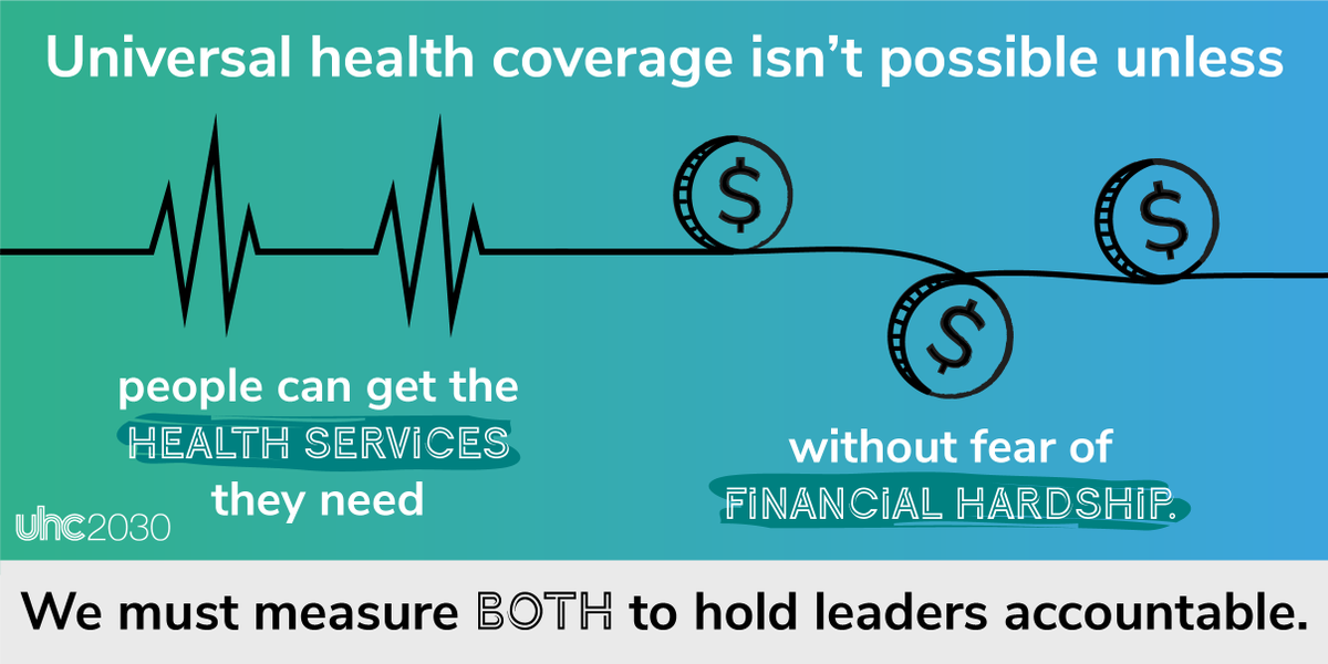 As we build up to #UHCDay 2019, let's remind ourselves why we need #UHC. 

At least half the world's population does not have access to essential health services. 800+ million people spend at least 10% of their household budgets paying for health. 
We must ensure #HealthForAll.