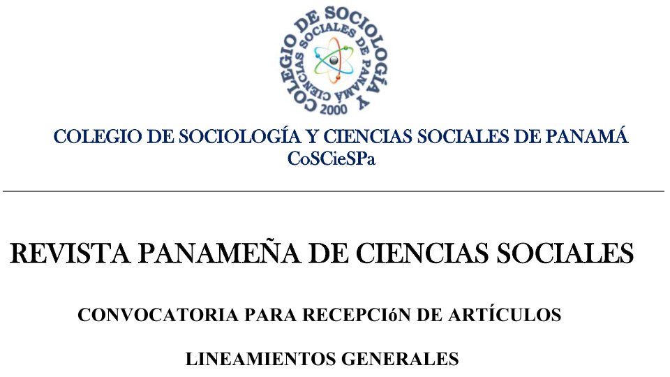 CONVOCATORIA PARA RECEPCIÓN DE ARTÍCULOS
LINEAMIENTOS GENERALES.
Más info: bit.ly/2r9q82Q