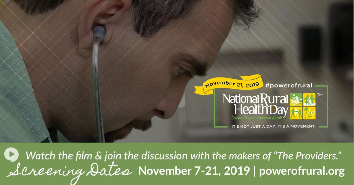 Please make sure you register for tomorrow's live web event featuring Matthew Probst, PA-C, featured in <a href="/TheProvidersDoc/">The Providers documentary</a>! You will never hear someone more passionate, innovative, motivating than him. I promise! RT Please! #PowerofRural powerofrural.org/the-providers/