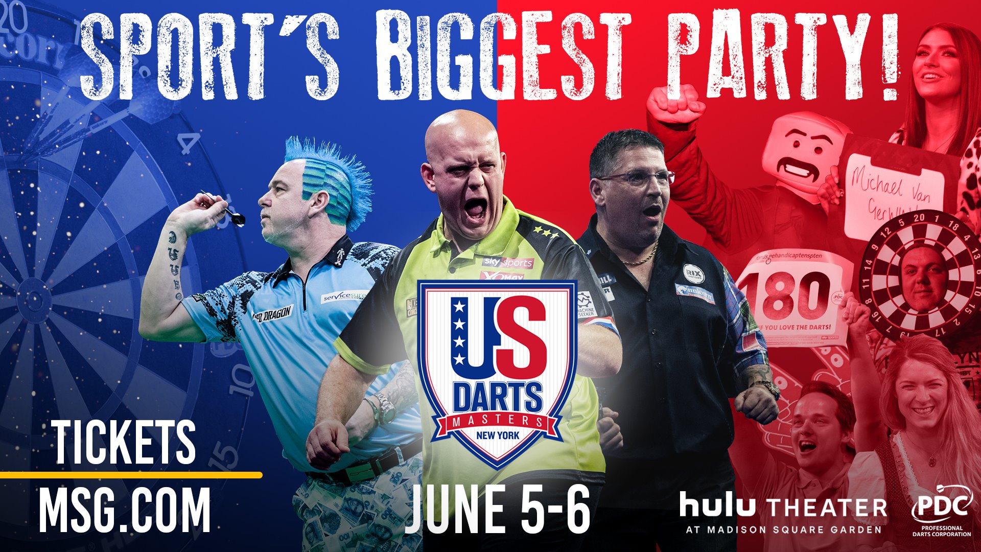 PDC Darts on Twitter: "NEW YORK! We're delighted to announce that the World  Series of Darts is heading to New York in June 2020 - the U.S. Darts Masters  & North American