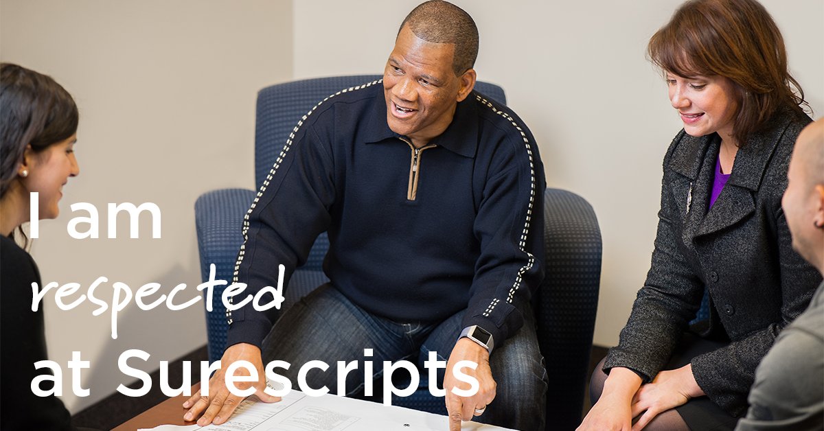 Surescripts's tweet image. At Surescripts, you’re bound to leave the office each day knowing you’ve made an impact on others. Here, your talents are appreciated and your work makes a difference … not only in our office, but for patients nationwide. Join our team! surescripts.com/our-story/care… #LifeAtSurescripts
