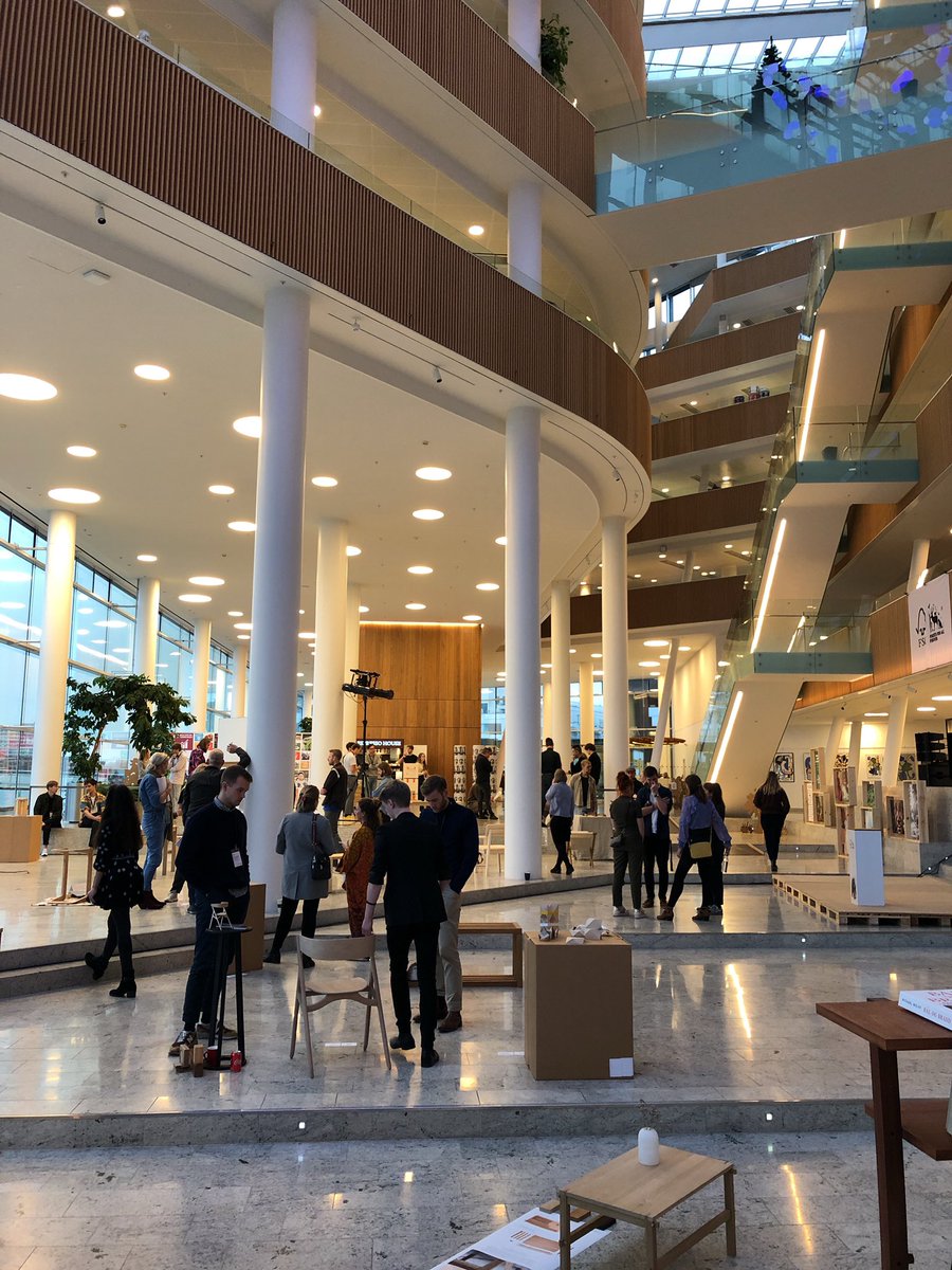 Day one of #fscdesignaward. Tomorrow prizes will be awarded to both companies and design students. We can’t wait! #fsc #design #sustainablewood #certifiedwood #sdgs