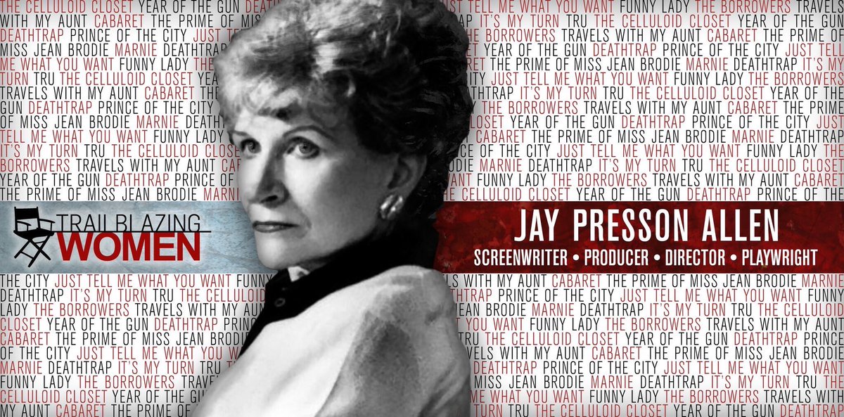 LoraStocker's tweet photo. .@tcm is playing #Cabaret today as part of their #ASC100 spotlight. Here’s the #TrailblazingWomenInFilm #design I created in honor of the film’s screenwriter #JayPressonAllen. #TCMParty #LetsMovie https://t.co/o0fmerwoDa