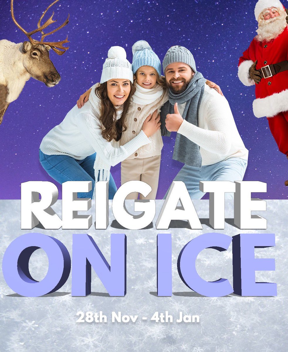 The countdown is on.. 8 days until <a href="/reigateonice/">Reigate On ice</a> opens so #getyaskateson book now tickets are selling fast bookings@reigateonice.co.uk ⛸🎅🎄❄️