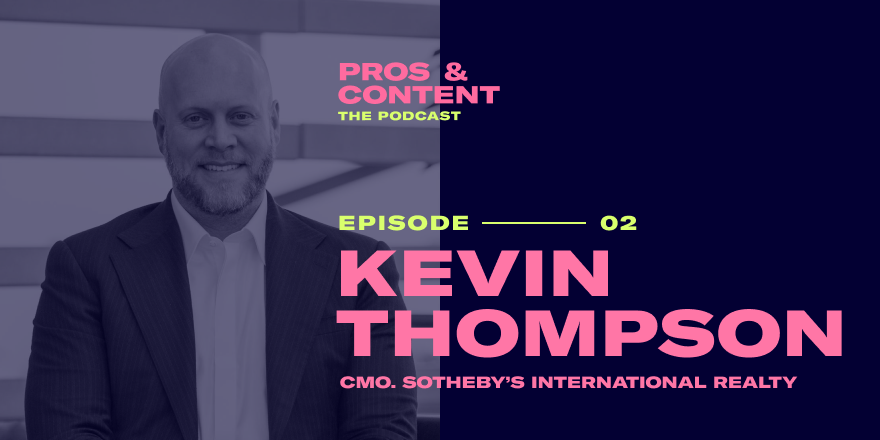 KnotchInc's tweet photo. Episode 2 of Pros &amp; Content is live! With Kevin Thompson from @sothebysrealty on how to provide value and stay in touch with customers after they've already bought a home
https://t.co/aiOqeRQSn0
#Podcasts #Sothebys #WednesdayWisdom #Prosandcontent #Knotch #contentmarketing #CMO https://t.co/0dPZXurvjY