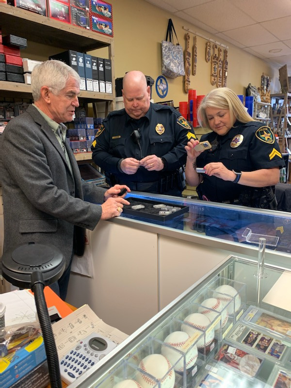 ACEF_NonProfit's tweet photo. The Anti-Counterfeiting Educational Foundation (ACEF) was contacted this month by a Texas Law Enforcement Agency due to our membership on Crimedex. Doug Davis; Director of the ACEF, met with the Law Enforcement agency regarding an investigation of counterfeits.#StopCounterfeiters https://t.co/k4XRUVlB1q