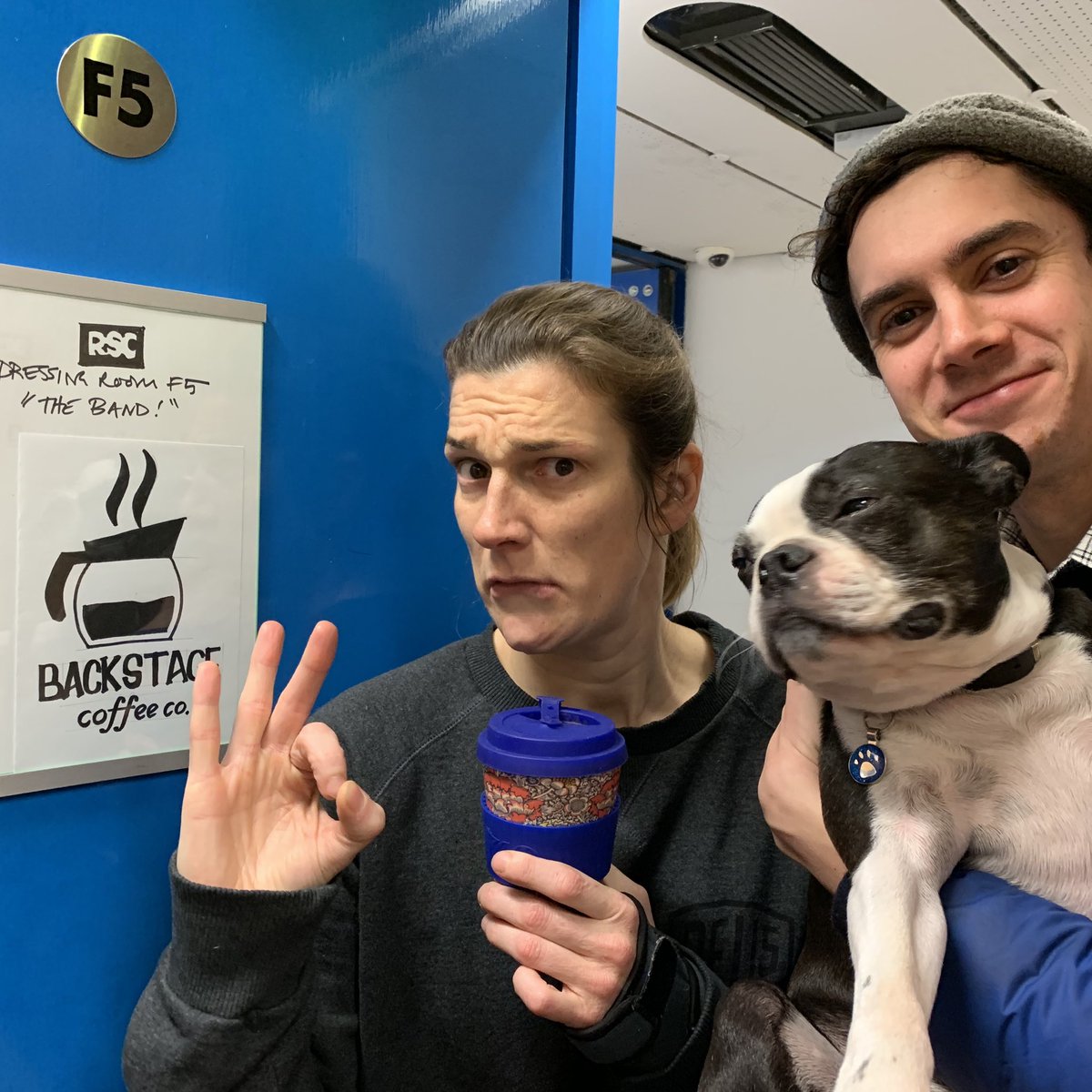 CoffeeBackstage's tweet image. Today we had Charlie and Oscar visit with us. We are happy to have enhanced your backstage experience @Charlottetigger #EndBadBackstageCoffee