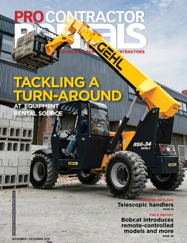 Built-for-Rental, the Gehl RS6-34 GEN:3 is featured on the cover of ProContractor Rentals Nov/Dec "Telescopic Handler Industry Outlook" Issue. adobe.ly/2s2llRb

#Gehl #TelescopicHandler #ProContractorRentals #SolidPerformance