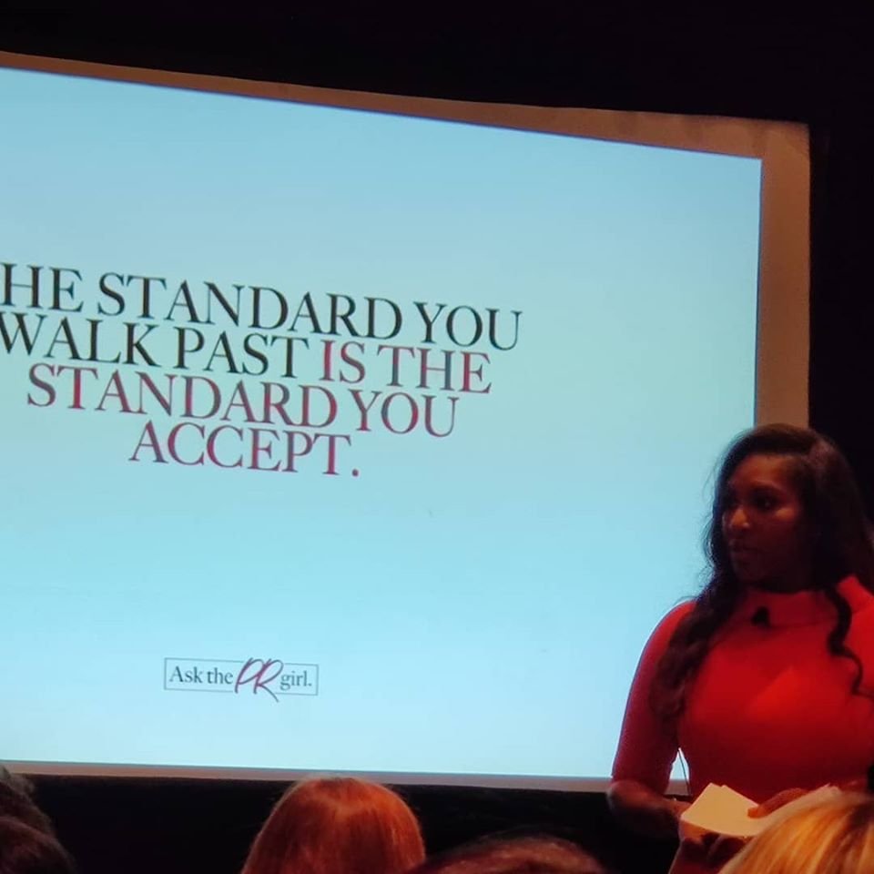 "Women connect over two things: prayer and petty."😂

Loved hearing <a href="/AskThePRGirl/">Dwayna Haley</a> speak at <a href="/DigitalDivasATL/">DigitalDivasATL</a>.