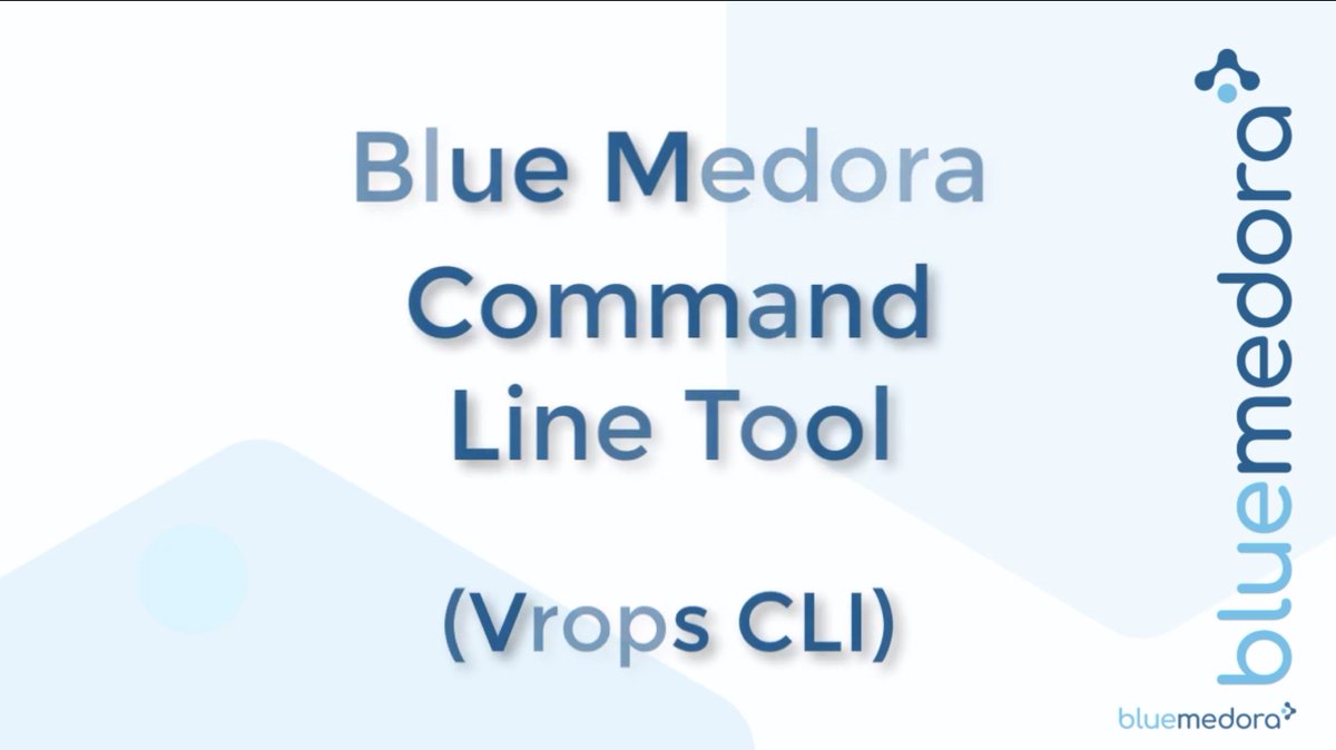 bluemedora's tweet image. The #vROps CLI is an #opensource command line tool that can be used to install your management packs, starting, stopping and changing adapter configuration. Get started with this video ow.ly/TrDc50xfbIN #troubleshootfaster #fullstackmonitoring #VMware