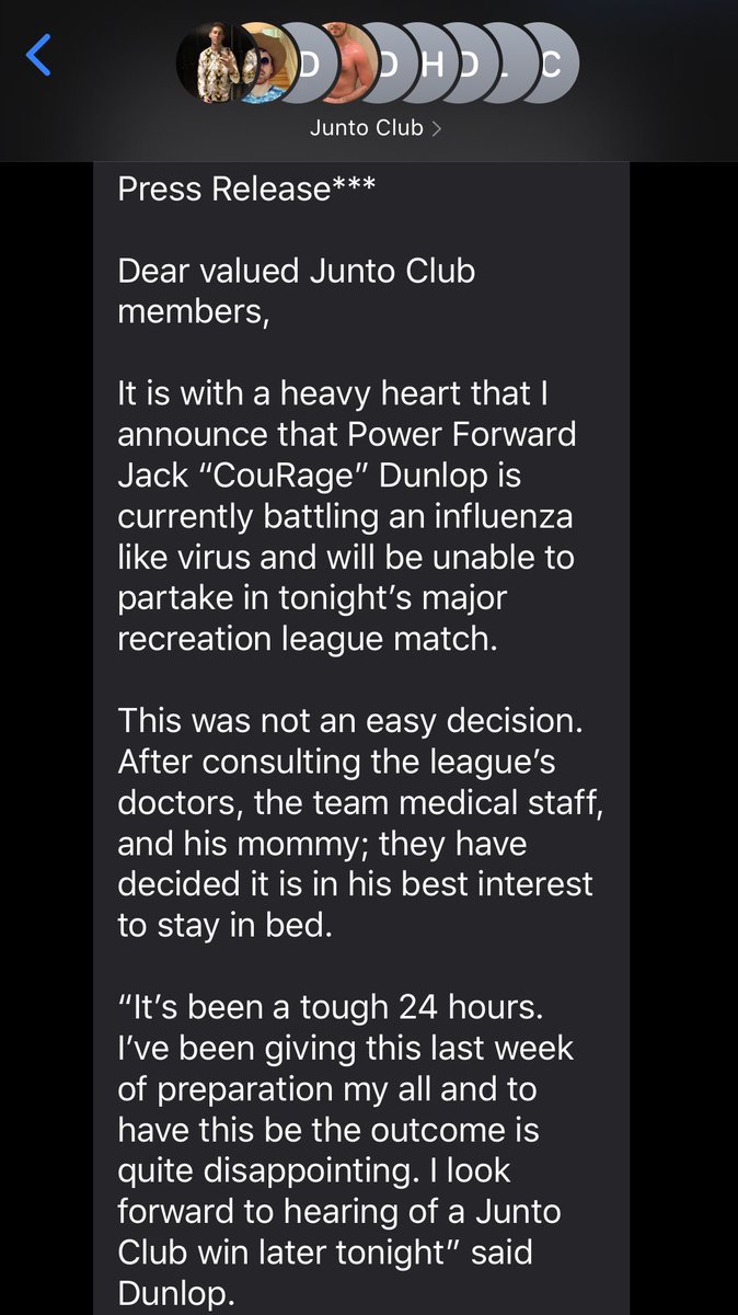 Muddawg's tweet image. Woke up to a press release from @CouRageJD saying he can’t play in our basketball game 😂😂😂