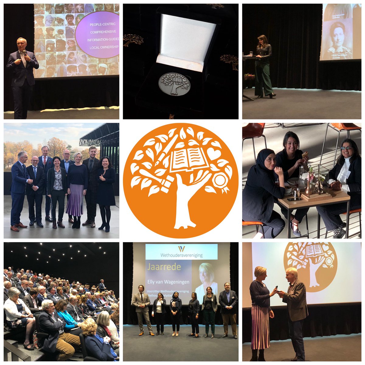 jeroenvangool's tweet photo. Vanavond moe maar voldaan terugkijken op een prachtige #WHVconferentie met goede sprekers, veel enthousiaste deelnemers, een prachtig team en een fijn bestuur! Allemaal bedankt! #TrotsOpHetAmbt #AmbtsTeken https://t.co/D1RWMucIN7