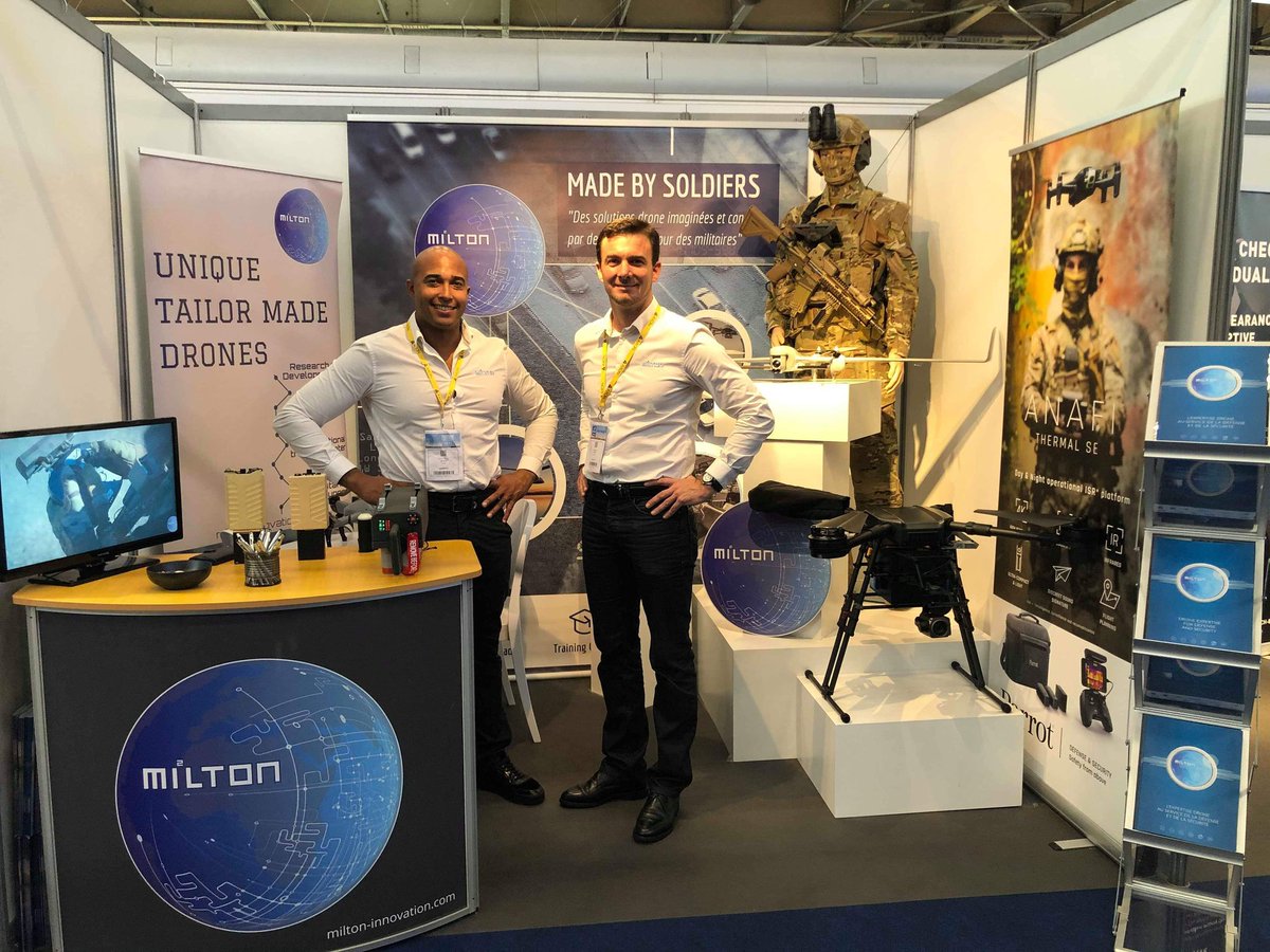 MiltonInnov's tweet photo. [Milipol 2019]
Très belle première journée sur le salon Milipol 2019.
Venez vous aussi nous rencontrer sur notre stand VD030.
#milipol2019 #milipol #MilipolParis #salon #defense #securite #drone #milton https://t.co/49taohyQCE