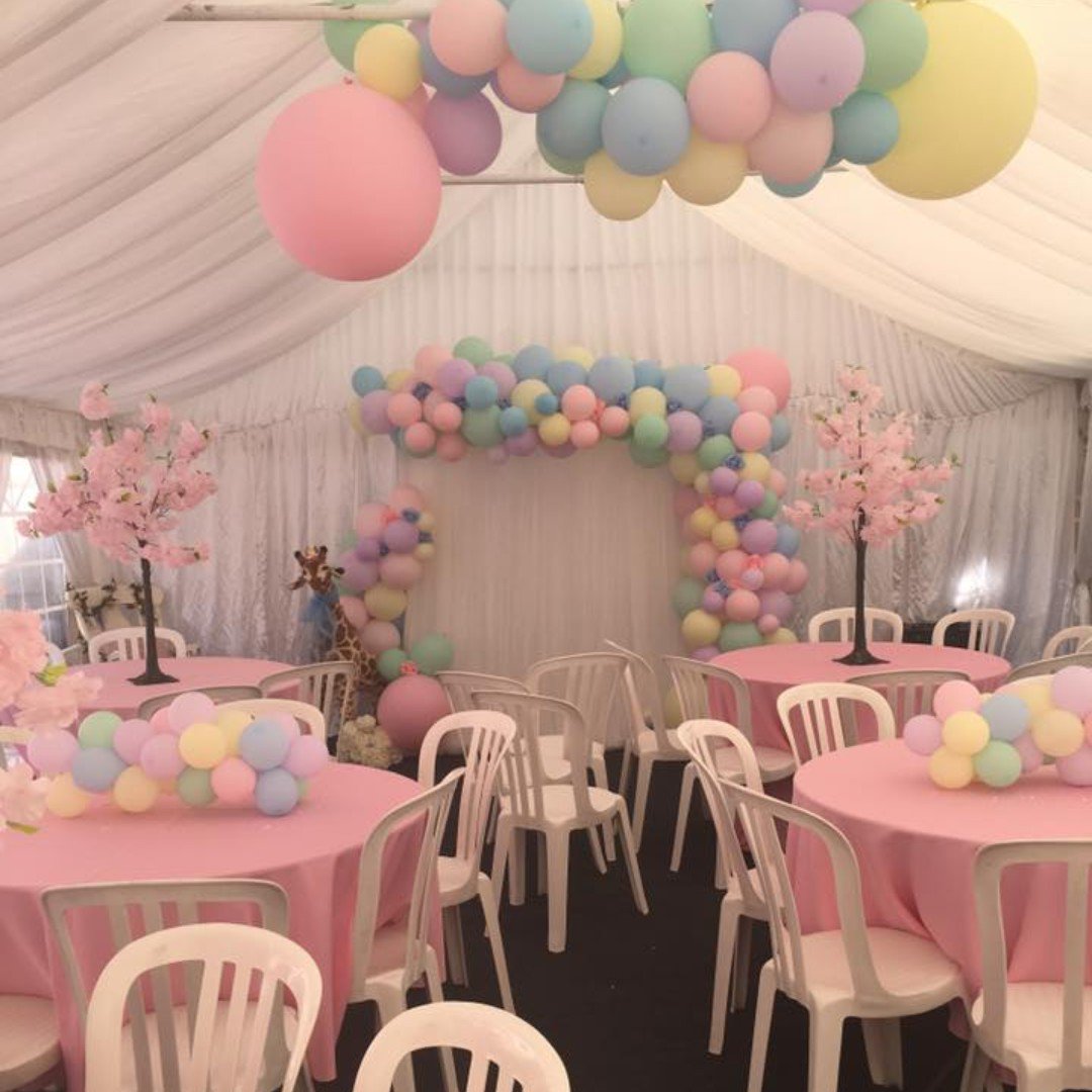 A magical photo from little Phoebe’s christening earlier this year. Mum and Dad said that a fabulous time was had by all 😍 #marqueehire #partytent #christening #celebrations #gardenparty