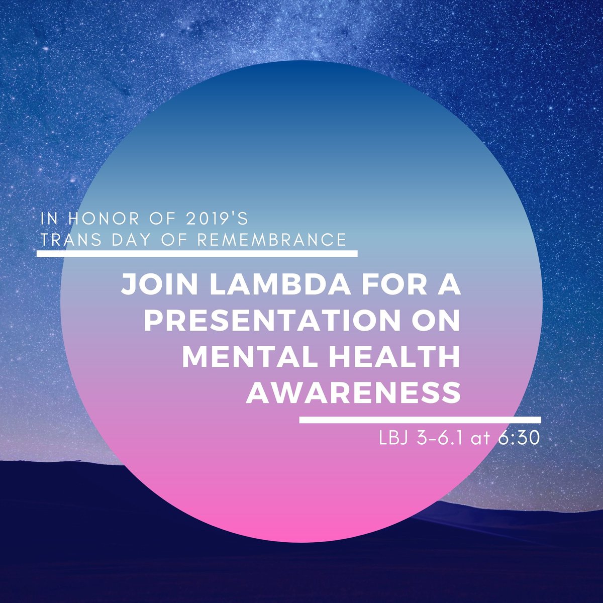 Lambda of TXST 🏳️🌈 tweet media