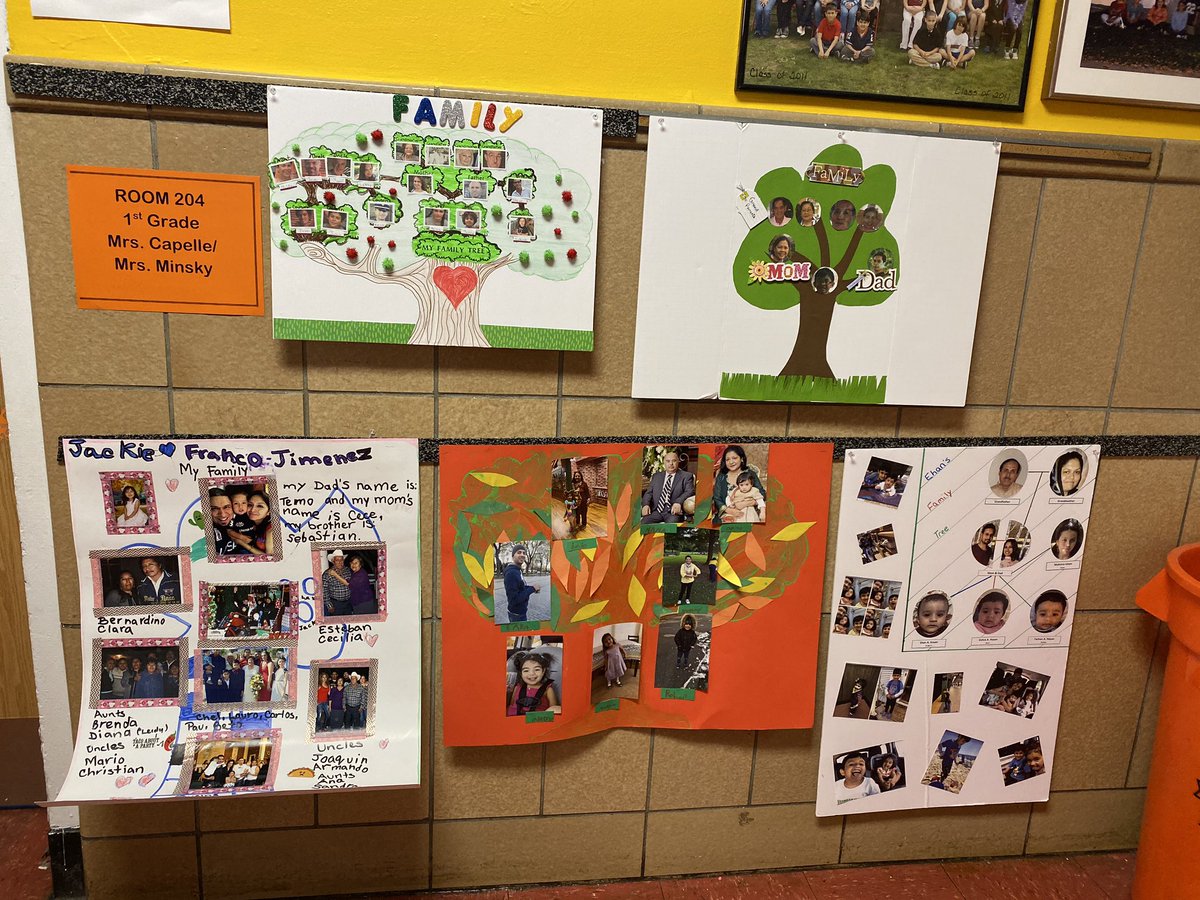 We are celebrating our amazing and unique families here <a href="/Hampton_Street/">Hampton Street</a> by sharing family trees with one another 🌲 👨‍👩‍👧‍👦