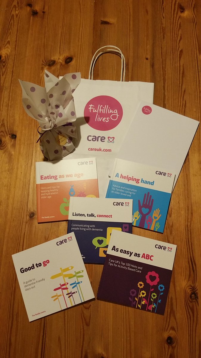 Thank you <a href="/careuk/">Care UK</a> for a lovely professionals reception and my goodybag of handmade biscuits and info books at #TrymviewHall in North #Bristol. Lovely to see your thoughtfully designed #dementiacare #environment including #meaningfulactivities and outdoor space 👏 👏 @BristolDAA