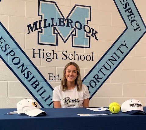 WinStarSports1's tweet photo. Congrats to #Millbrook 🥎 player Sophie Pell for signing with NCAA Division II Shepherd University today https://t.co/yu2onYZh1D