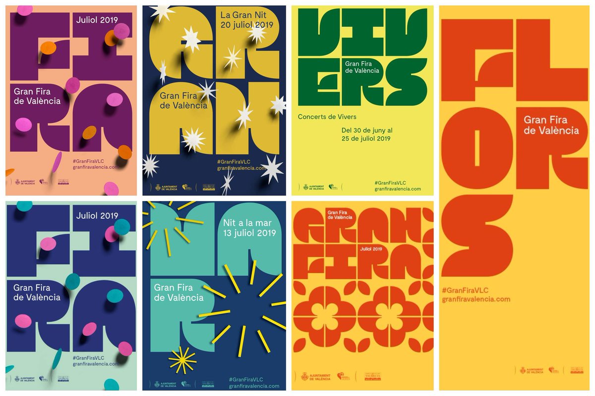 L'enhorabona a <a href="/estudioMenta/">Estudio Menta</a> pel seu premi a direcció d'art amb la imatge gràfica de la @GranFiraVLC en els premis #LaLluna2019 de <a href="/comunitAD/">comunitAD</a>