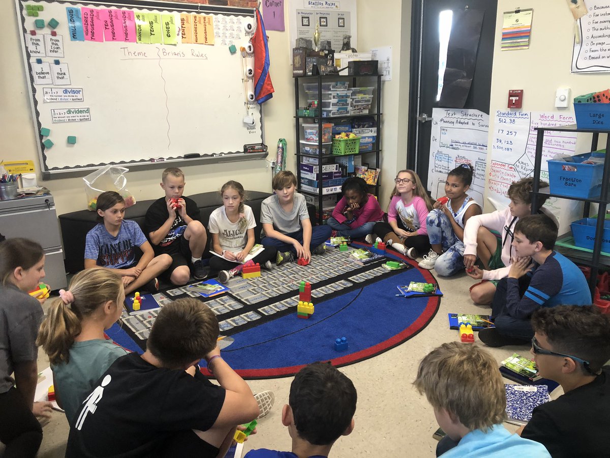 stacyl315's tweet image. Socratic Seminar to discuss themes of Hatchet @SandersSMES