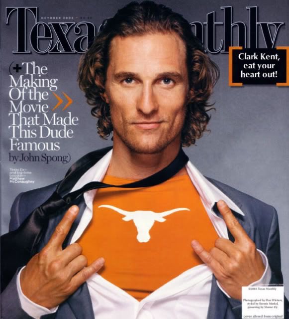 TexasLonghorns's tweet photo. Gonna tell my kids this is Superman. https://t.co/BrekMvac9g