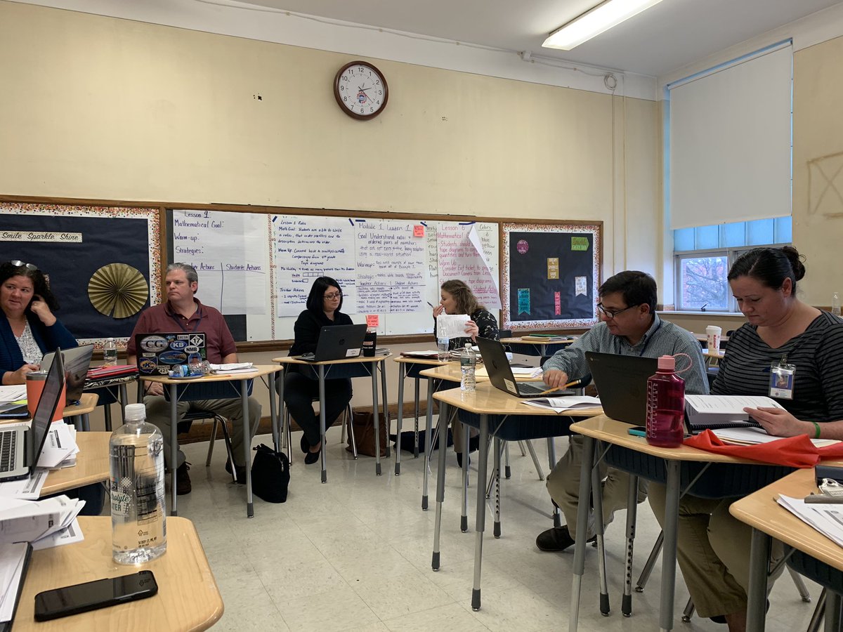 Goff teachers are hard at work planning engaging Eureka math lessons to support all students.@PSDInterimSup <a href="/LBRamzi/">Lisa Benedetti-Ramzi</a> <a href="/GoffMiddle/">Goff Middle School</a> #GoffPride