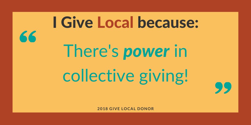 tcfsps's tweet image. Why do you &quot;Give Local&quot;? #WhyIGiveLocal #SPSGives #GiveLocalSPS #CelebrateLocalGiving