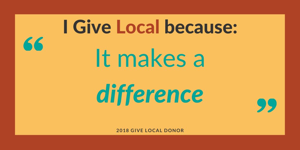 tcfsps's tweet image. Why do you &quot;Give Local&quot;? #WhyIGiveLocal #SPSGives #GiveLocalSPS #CelebrateLocalGiving