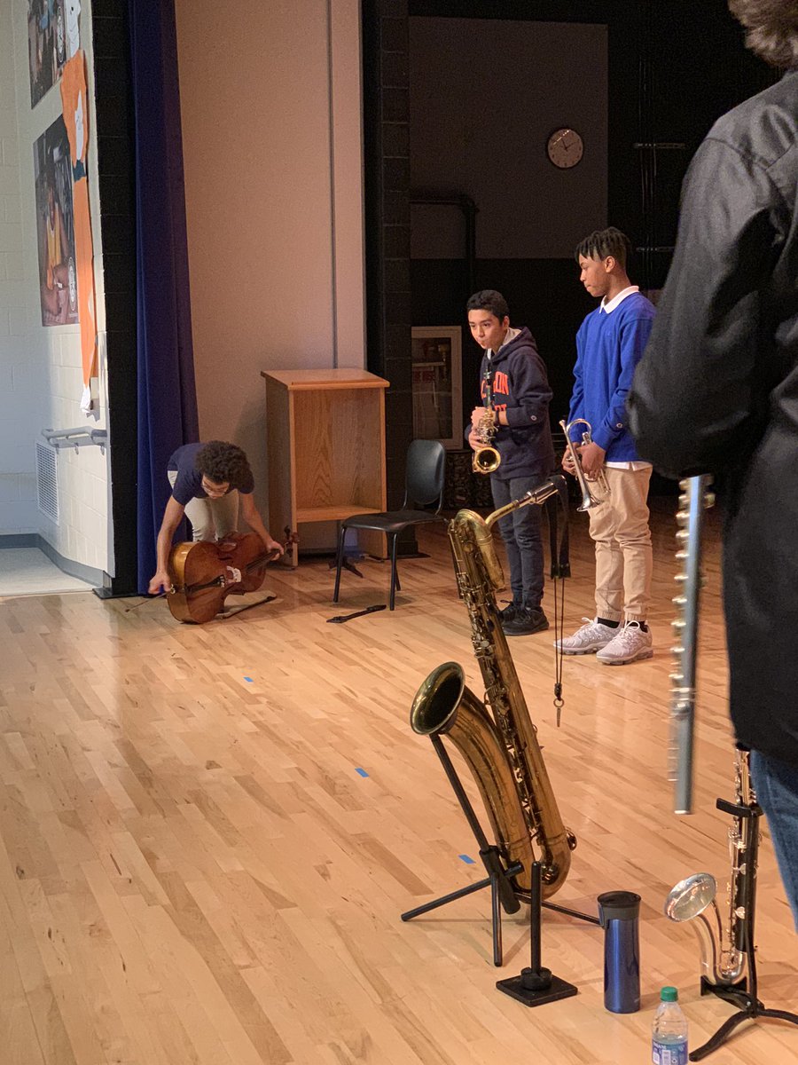 CWJBandManNBPS's tweet image. More photos from today’s @NBJazzProject Jazz lab at @PaulRobesonNBPS #PRCSArts @DarlaG622 @kalanne02 @cosentinonbps