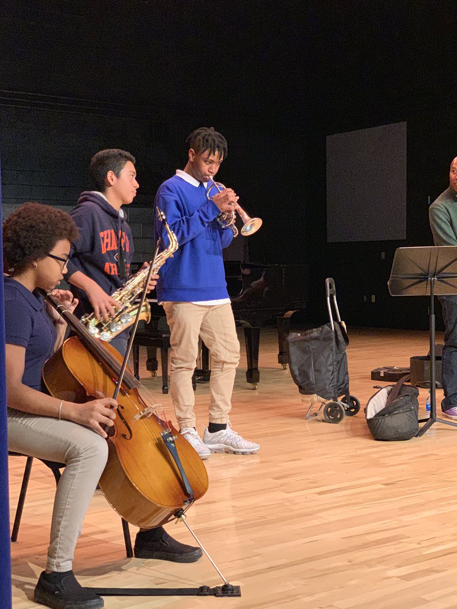 CWJBandManNBPS's tweet image. More photos from today’s @NBJazzProject Jazz lab at @PaulRobesonNBPS #PRCSArts @DarlaG622 @kalanne02 @cosentinonbps