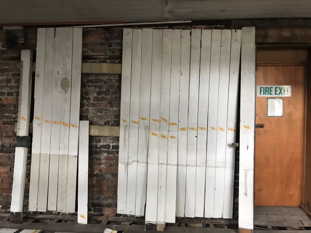 Looming “Christo” scaff going up on our <a href="/TheHatDistrict/">The Hat District</a> HatWorks new co-working space and reception gallery space. Works inside progressing as listed building t&amp;g linings carefully removed for future reuse #heritage #coworking #luton #collaboration with <a href="/fleetarchitects/">Fleet Architects</a>