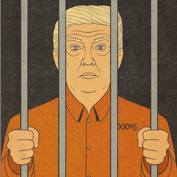 livefixture's tweet image. Watching the #sondland testimony is like watching the snakes eat each other. Can’t wait to see this clown in his jumpsuit.
#adrawingaday #impeachmenthearings #trump💩 #trumpforprison #adoodleaday #procreatedrawing #procreate #retroart #quidproquo #illustrationaday #illustration