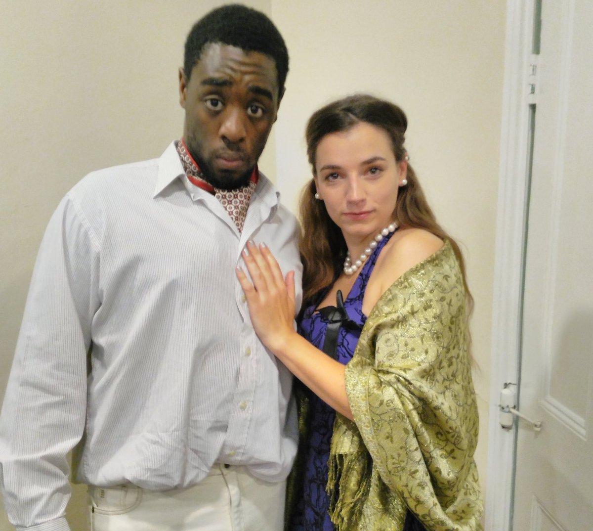 Nadja_Mathern's tweet photo. Two years ago you were the Lysander to my Hermia @Drama_Studio and today I bought my ticket to see you in #oneunder @arcolatheatre in December. #leadingman #soproud #love #family #favouritehumans https://t.co/iTicR1gGQi