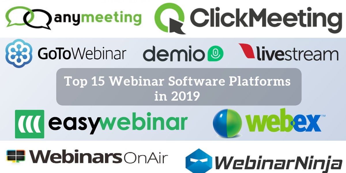 A number of consumer brands are starting to adopt #webinarsoftware marketing as a strategy for promoting their products. 

Here are the top 15 #webinar platforms. 

buff.ly/2r7pgM2