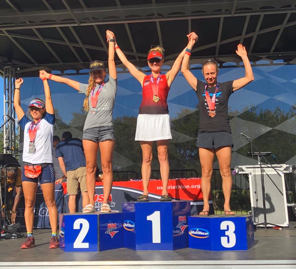 Congratulations to TBT athlete, Laura McDonald, on becoming the USAT Long Course National Champion in the 35-39! Laura was also the second overall woman with her 4:38 finish!